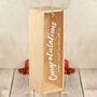 Congratulations Champagne Bottle Box With Clear Lid, thumbnail 1 of 3