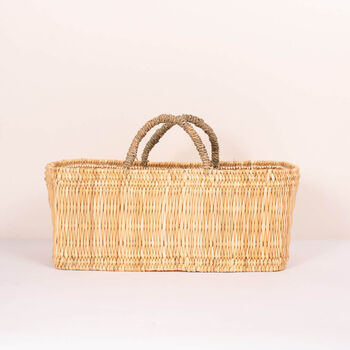Reed Storage Baskets, Three Sizes And Sets, 6 of 6