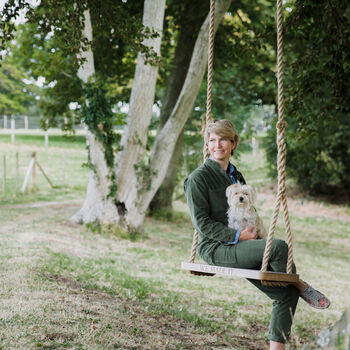 Personalised Oak And Rope Medium Swing, 11 of 12