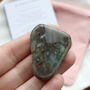 African Bloodstone Smoothstone Protection Crystal Gift, thumbnail 1 of 11
