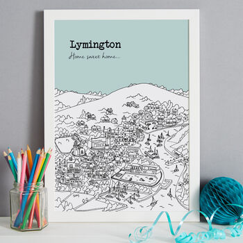 Personalised Lymington Print, 10 of 11