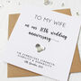 10th Wedding Anniversary Card With Tin Heart, thumbnail 8 of 8