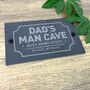 Personalised Any Message Slate Wall Sign 25 X 15cm, thumbnail 3 of 7