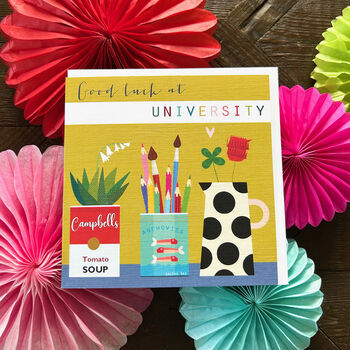 University Good Luck Pencils Card, 5 of 5