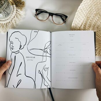Body + Soul 12 Month Wellness Journal And Planner Black, 9 of 12