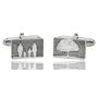 Personalised Sterling Silver Family Tree Cufflinks, thumbnail 3 of 5