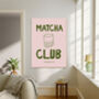 Matcha Club Drink Art Print, thumbnail 2 of 3