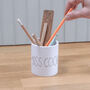 Personalised Bee And Floral Pencil Pot, thumbnail 1 of 4