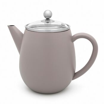 Double Wall Stainless Steel Teapot One.1 L Capacity, 2 of 7