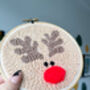 Rudolph The Reindeer Christmas Wall Hanging, thumbnail 3 of 6