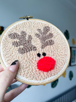 Rudolph The Reindeer Christmas Wall Hanging, 3 of 6