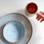 Handmade Blue Spiral Bowl, thumbnail 4 of 12