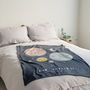 Personalised 'Our Universe' Family Luxury Blanket, thumbnail 5 of 6