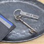 Fathers Day Personalised Hand Forged Keyring, thumbnail 5 of 10