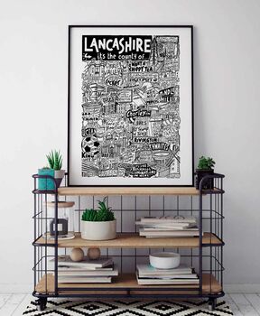 Lancashire Landmarks Print, 4 of 10