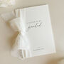 Luxury 'Letter To My Grandad On My Wedding Day' Card, Elegant Calligraphy Design, thumbnail 2 of 11