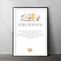 Funny Sewing Gift; Witty Sewing Room Wall Art For A Sewciopath Mum, Grandma, Friend, thumbnail 2 of 2