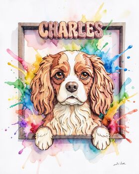 Vibrant Colourful Pet Portrait, 5 of 7