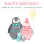 Happy Birthday Family Personalised Greeting Card, thumbnail 4 of 5