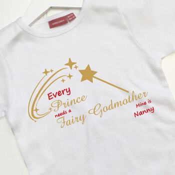 Personalised Fairy Godmother T Shirt, 4 of 11