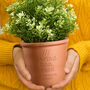 What3words Personalised Round Plant Pot, thumbnail 1 of 5
