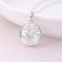 Personalised Sterling Silver Star Tree Of Life Locket Necklace With Photos, thumbnail 1 of 7