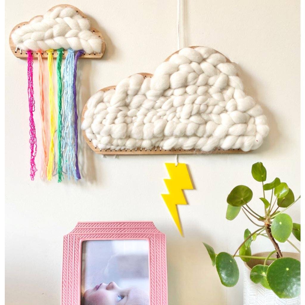 Woven Cloud Wall Hanging Kit By Cherie Did This