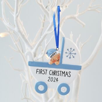 Personalised Babies Christening Decoration, 3 of 3