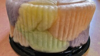 Tear And Share Candy Floss Birthday Cake Vegan, Allergen, 5 of 9