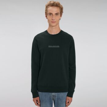 Custom Flag Organic Cotton Men’s Sweatshirt, 3 of 10