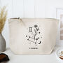 Gemini Zodiac Star Sign Cosmetic Bag Gift, thumbnail 1 of 2