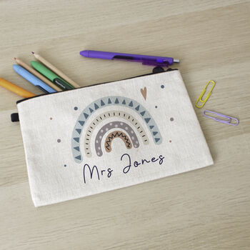 Teachers Personalised Pencil Case, End Of Term Gift, 2 of 5