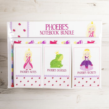 Personalised Princess Notebook Bundle, 2 of 4