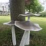 Set Of Three White Wooden Toadstools, thumbnail 5 of 7