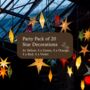 Party Pack Of 20 Star Decorations, thumbnail 1 of 7