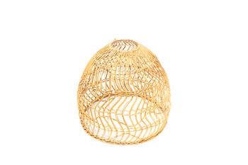 Handwoven Rattan Pendant Light With Steel Frame, 3 of 7