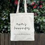 Favourite Things Cotton Tote Bag, thumbnail 1 of 7