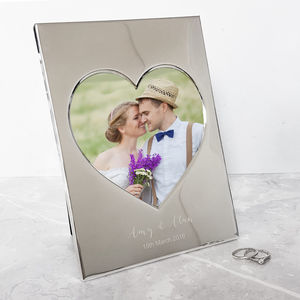A4 Wedding Photo Frame Wedding Heart Photo Frame