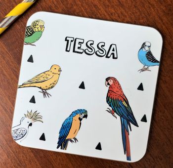 Parrot And Birds Coaster, 3 of 7