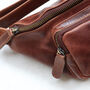 Brown Leather Bum Bag, Sling Bag, thumbnail 4 of 5