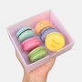 Classic Thank You Iced Biscuits And Macarons Hamper Gift, thumbnail 5 of 6