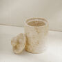 Marble Beige Container With Lid, thumbnail 3 of 4