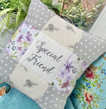 Special Friend Cushion Bees And Flowers, 2 of 8