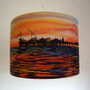 Sunset Art Panoramic Print Of Painting Lampshade, thumbnail 8 of 9