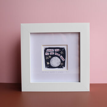 Love You To The Moon And Back Mini Art Print, 4 of 8