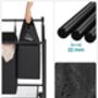 Black Laundry Sorter Basket With Four Removable Bags, thumbnail 6 of 7