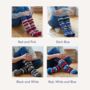 Fair Trade Hand Knitted Scandi Woollen Slipper Socks, thumbnail 3 of 12