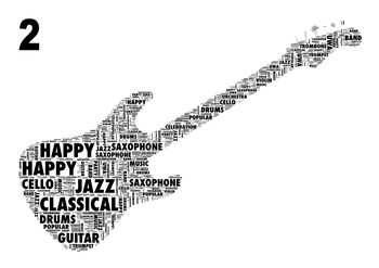 Cello Or Guitar Personalised Print, 5 of 5