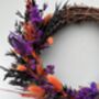 Dried Flower Halloween Wreath, thumbnail 6 of 7