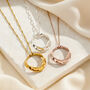 Mini Fluid Circle Pendant Necklace, thumbnail 8 of 12